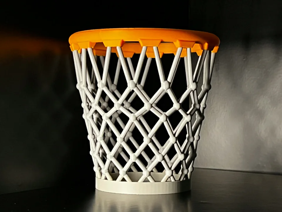 Mini Basketball Trash Can