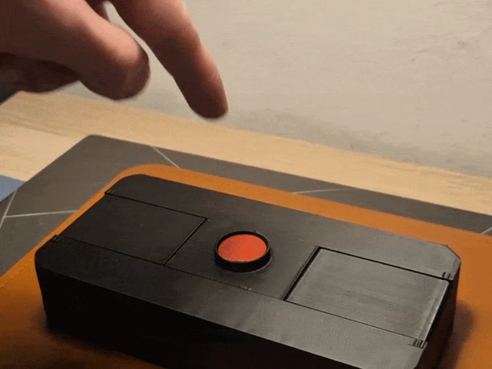 Big Red Button Prank Box