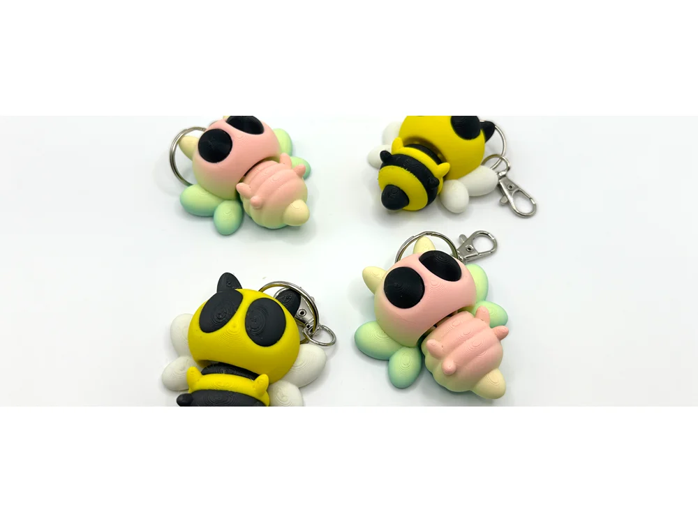 Flexi Bumblebee Keychain