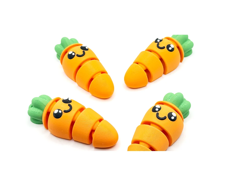 Flexi Carrot Keychain