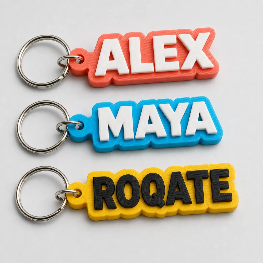 Custom Name Keychain
