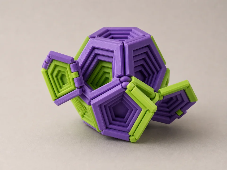 Dodecahedron Flipping Fidget