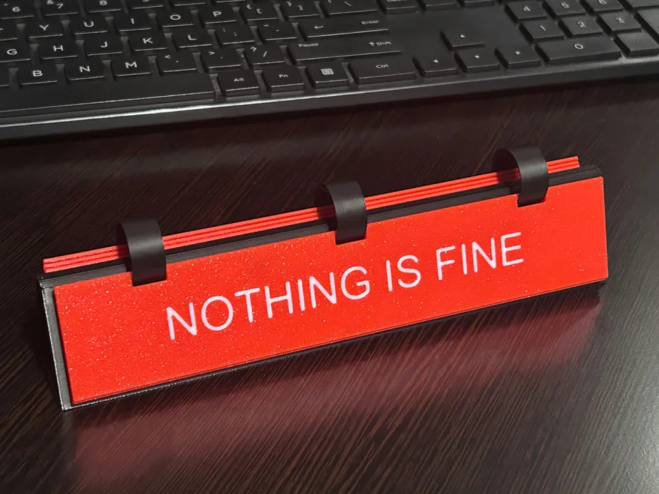 Funny Office Desk Sign