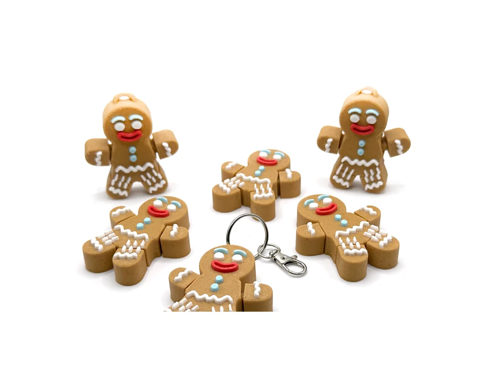 Flexi Gingerbread Keychain
