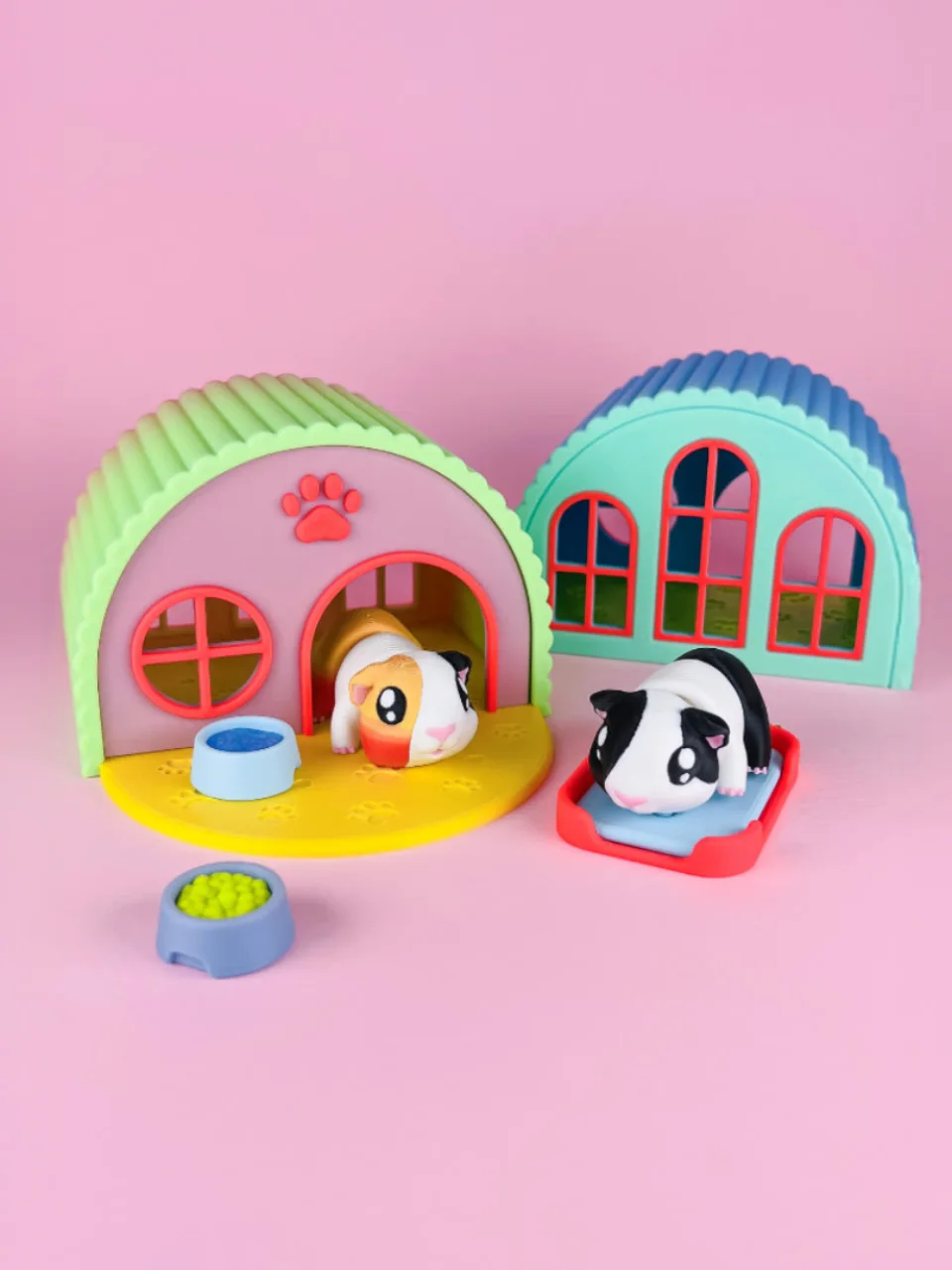 Guinea Pig Diorama Playset