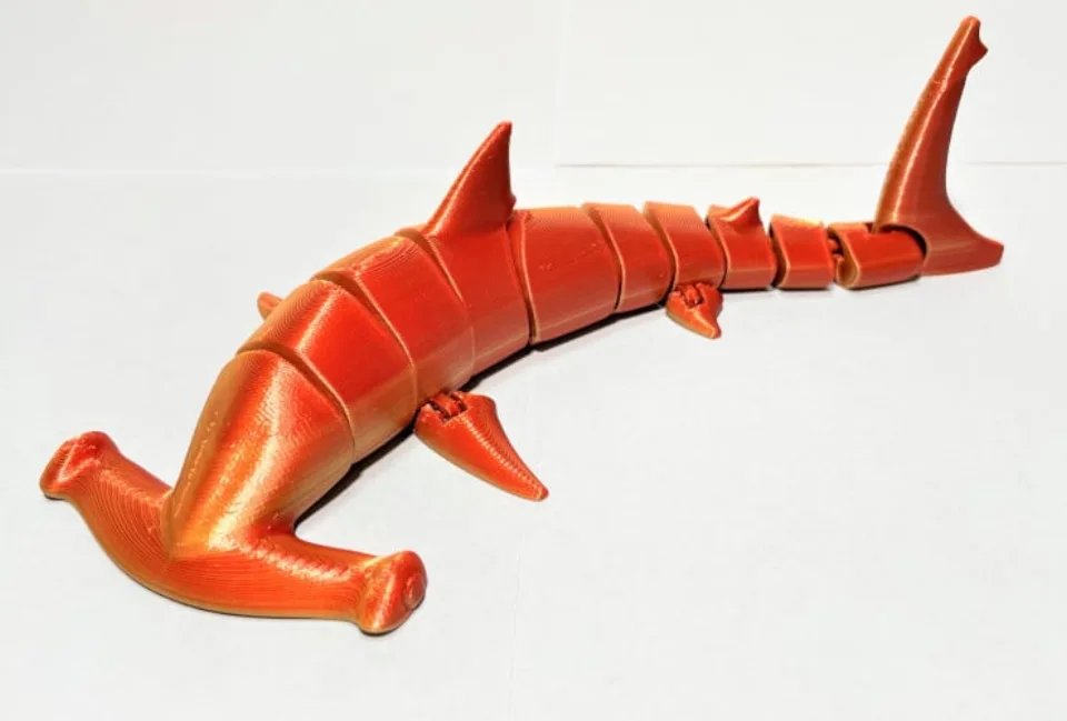 Flexi Hammerhead Keychain