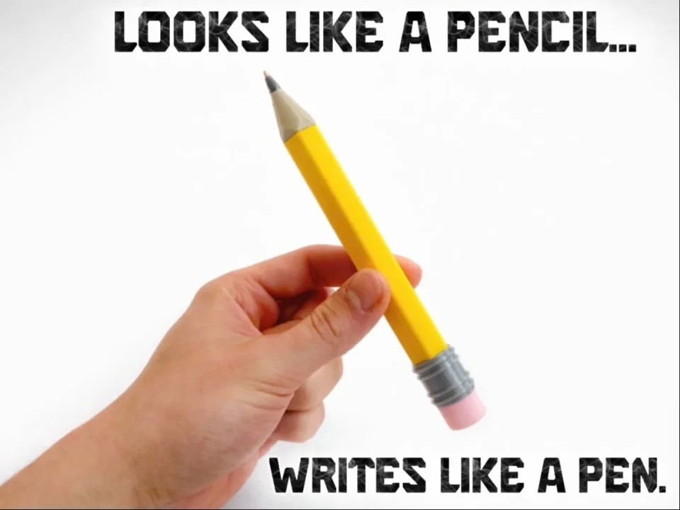 Jumbo Pencil-Style Pen