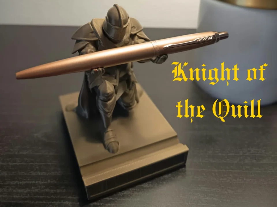 Medieval Knight Pen Holder