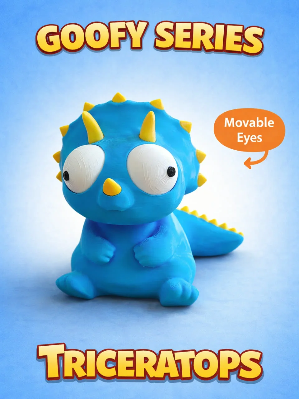 Movable-Eye Triceratops
