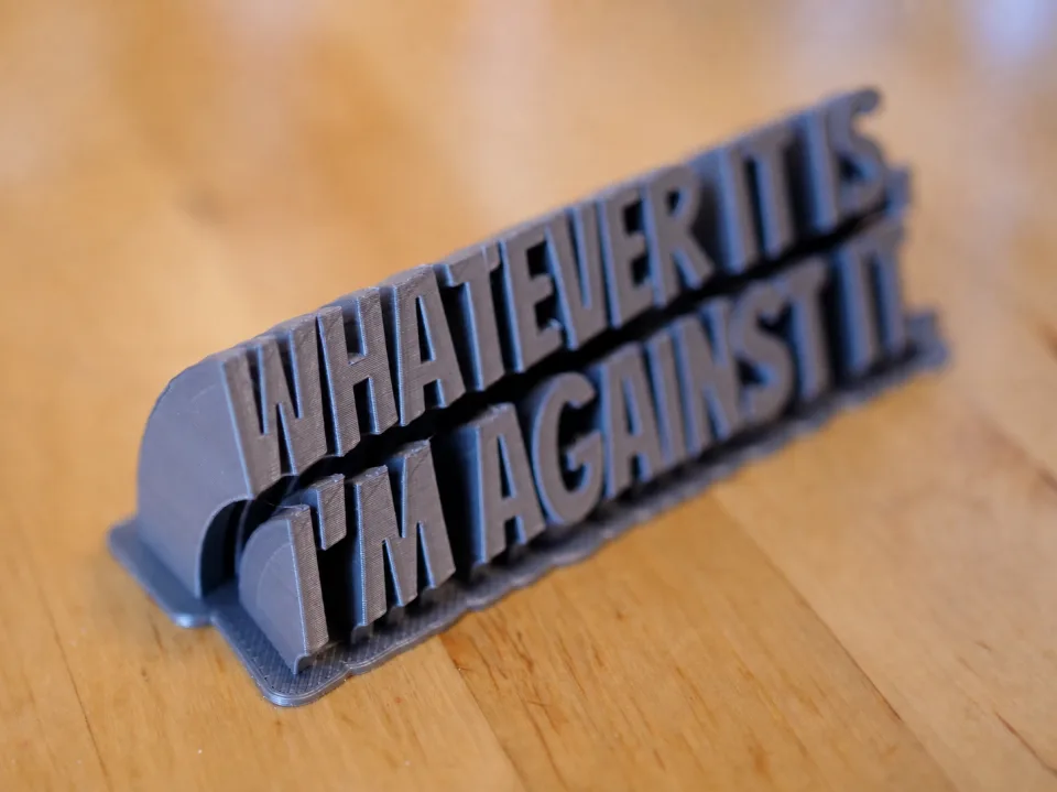 Custom 2-Line Name Plate