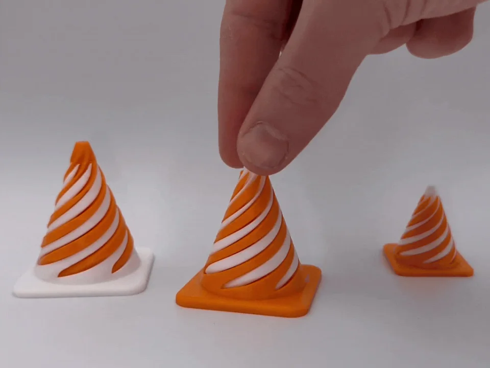 Traffic Cone Spiral Fidget